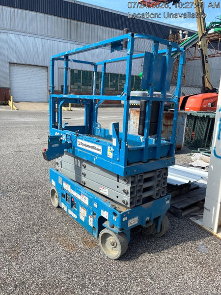 2020 Genie GS-1930 Solid Non Marking Tires, Beacon, Folding rails with half height swing gate, 800W Inverter