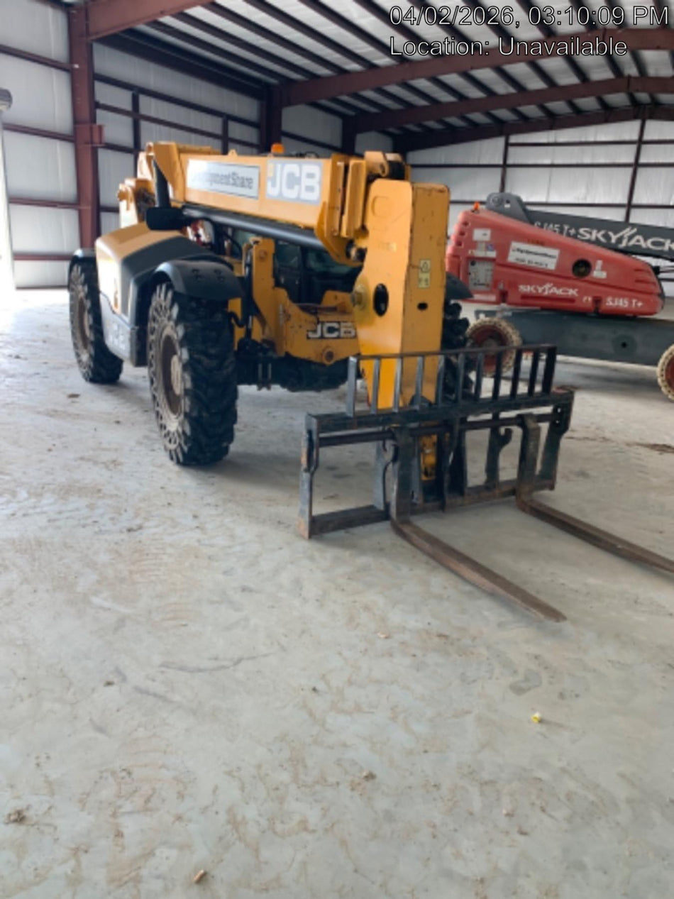2020 JCB 509-42 Cab/Heat/Air, Solid Tires, Work Lights, Beacon, Aux Hydraulics, Back up Alarm, Lifting Eye, ES Decals
