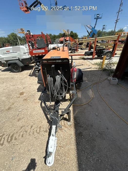 2021 Lincoln Electric Vantage 322 Vantage 322 Ready Pak 3 w/ Decals, ORANGE (includes trailer, cable rack, fender light kit) NO Telematics