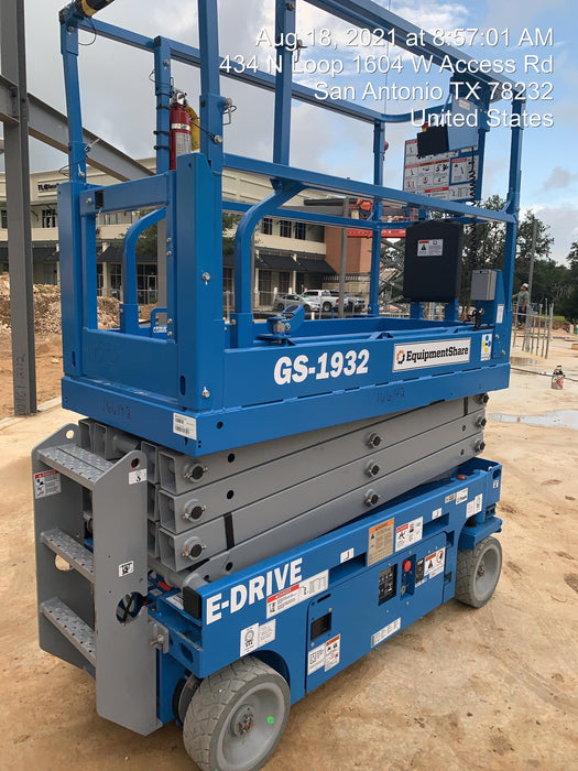 2021 Genie GS-1932 Electric Drive, Sld NM Tires, DBcns, EST