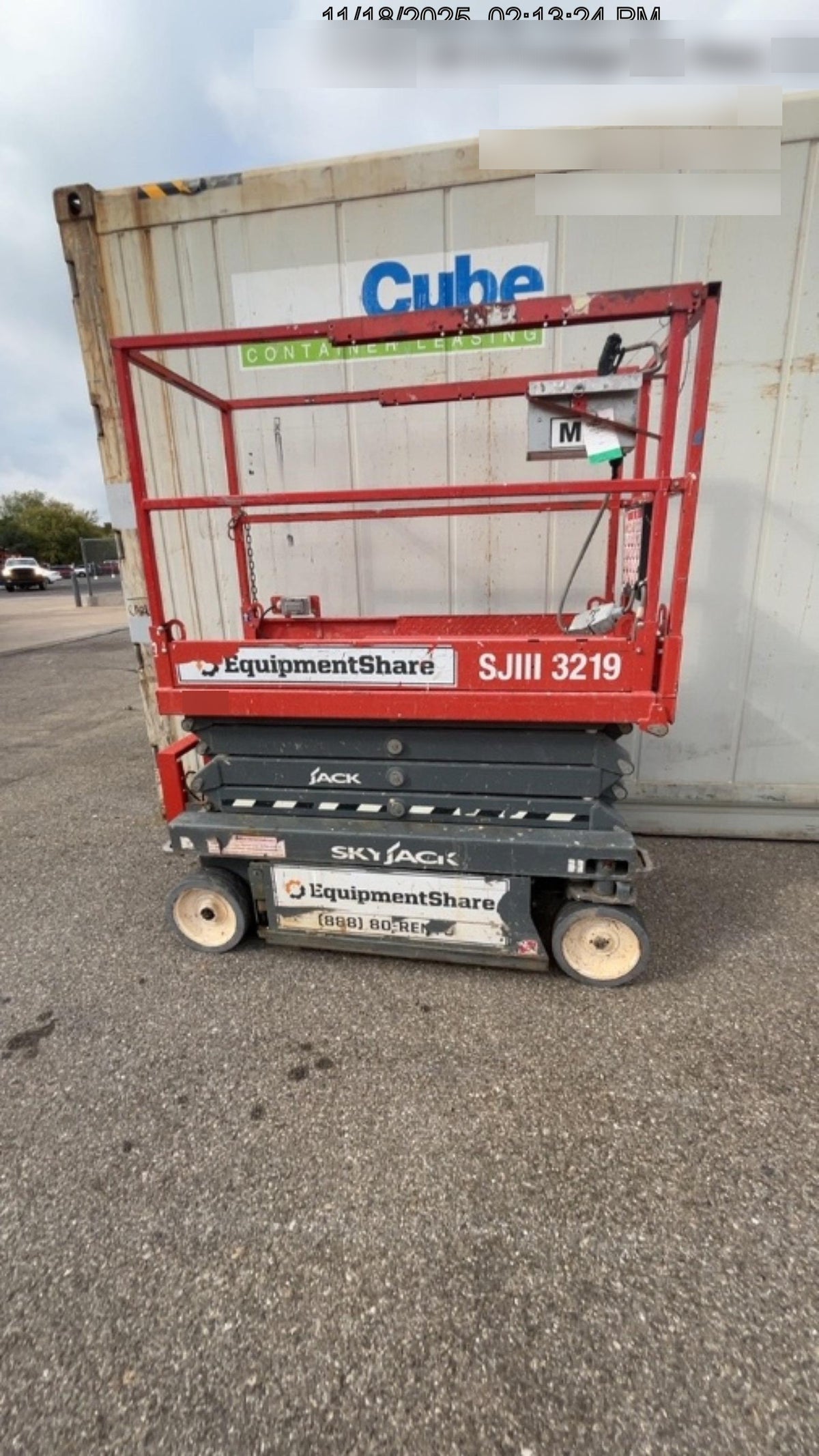 2019 Skyjack SJIII-3219 Standard Options, Trojan Batteries