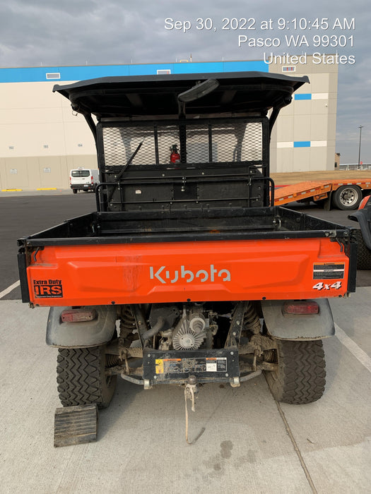 2021 Kubota RTV-X1140W-H Plastic Canopy, Windshield Acrylic Clear, LED Strobe Light, Wire Harness Kit, Back up Alarm