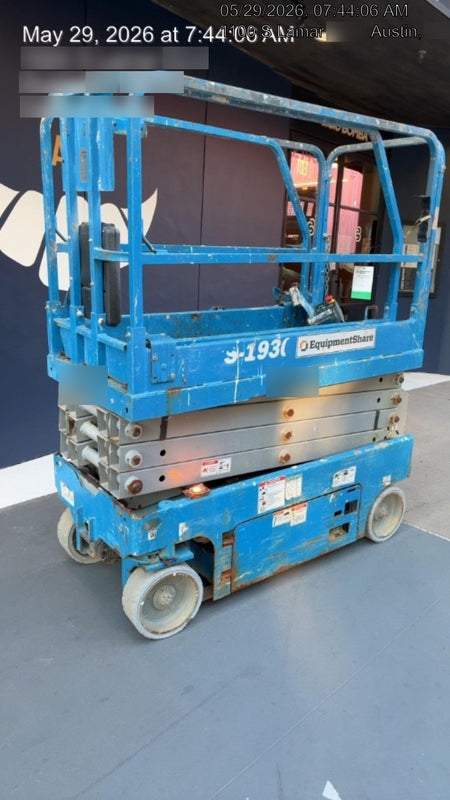 2019 Genie GS-1930 Fixed Rails with Chain Entry