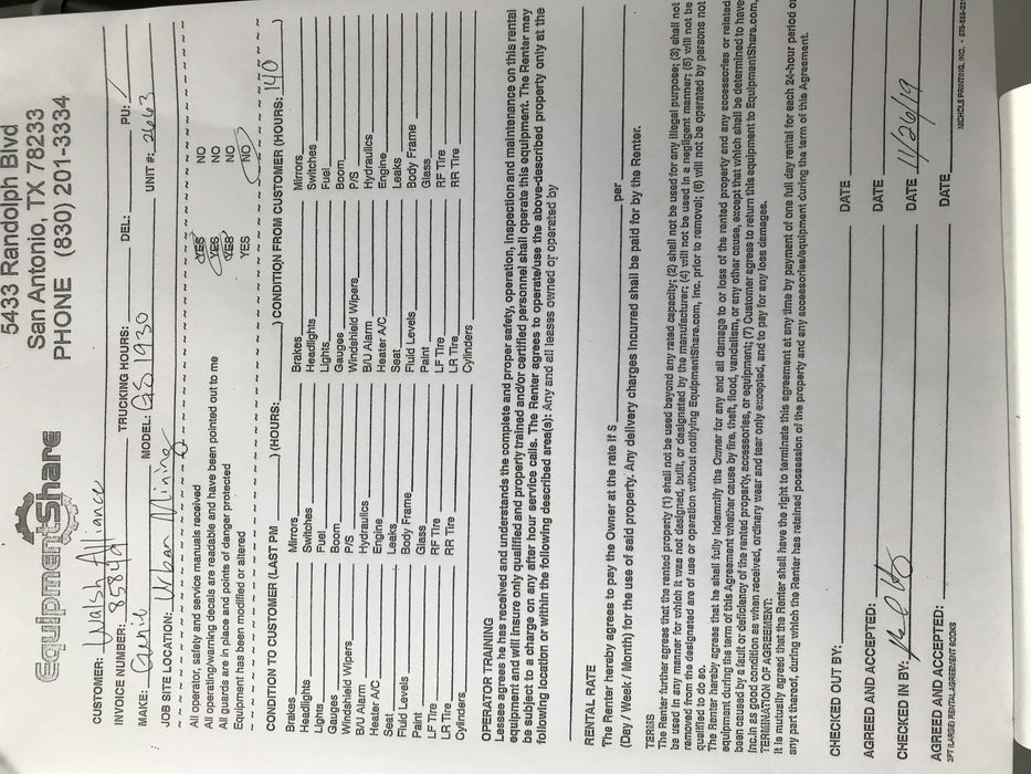 2017 Genie GS-1930 Genie GS-1930 Scissor Lift