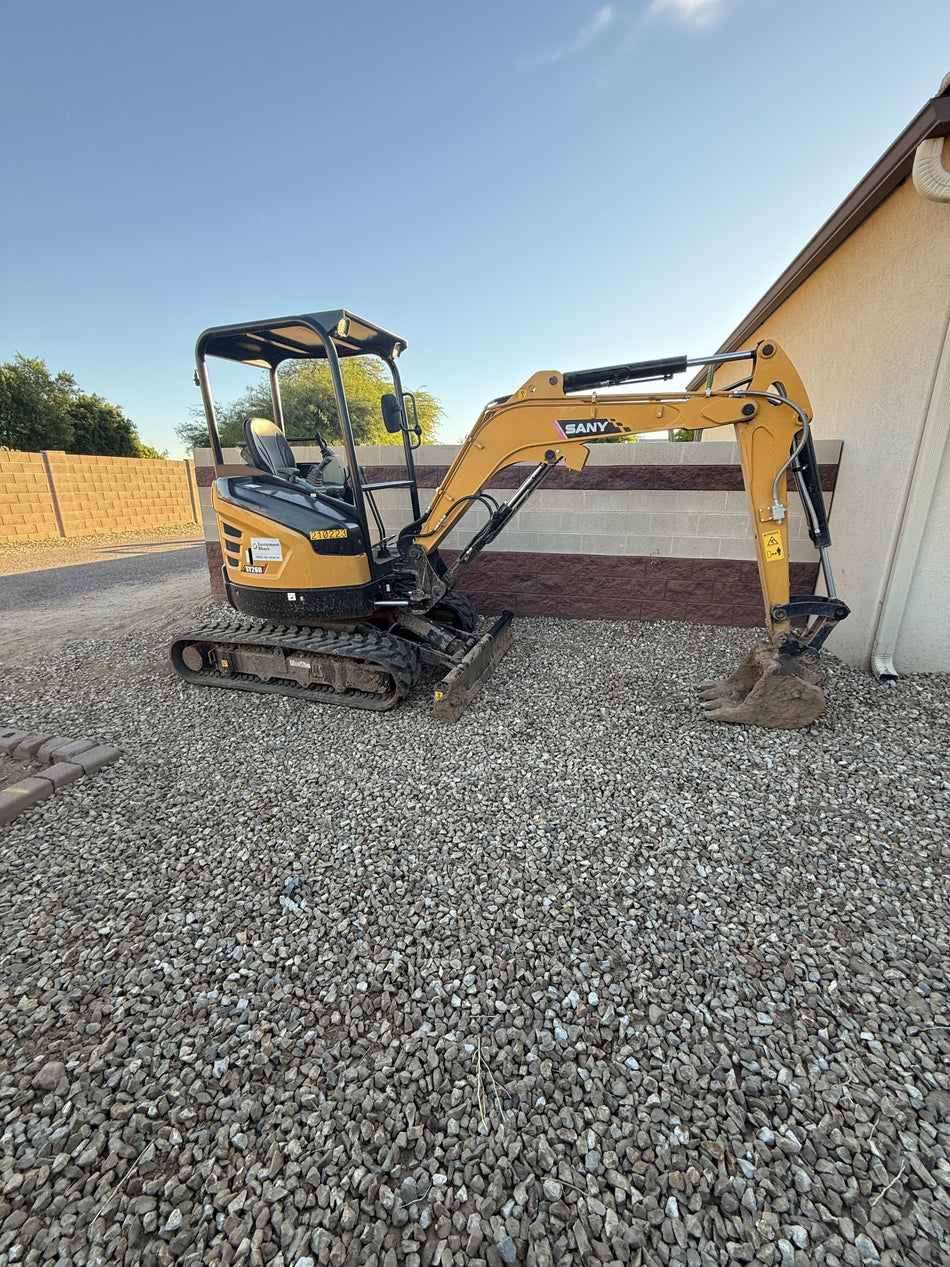 2022 Sany SY26 Standard Mini Excavator