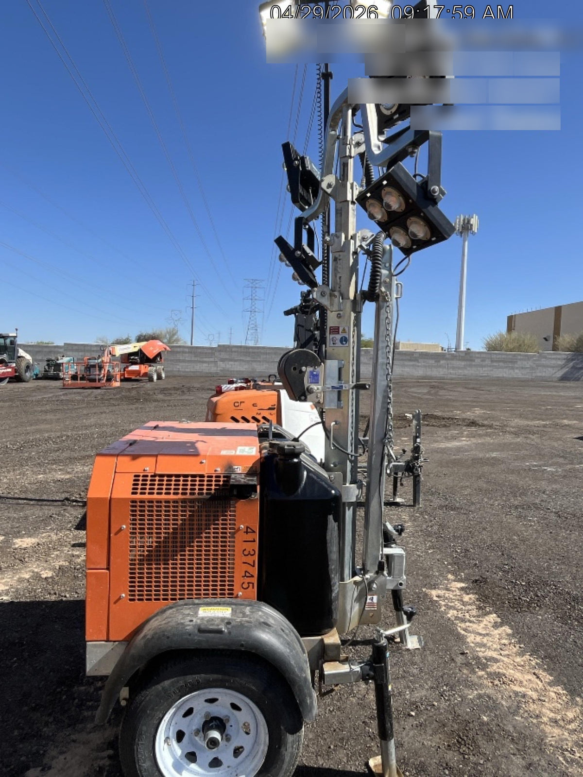 2024 Wanco WLTT-4MM4K Diesel, Deep Sea Controller, Shore Power Plug, Auto Start, (4) 350W LED Floodlights, 4kW Generator, 60 Gal Fuel Tank, 2" Ball, T3
