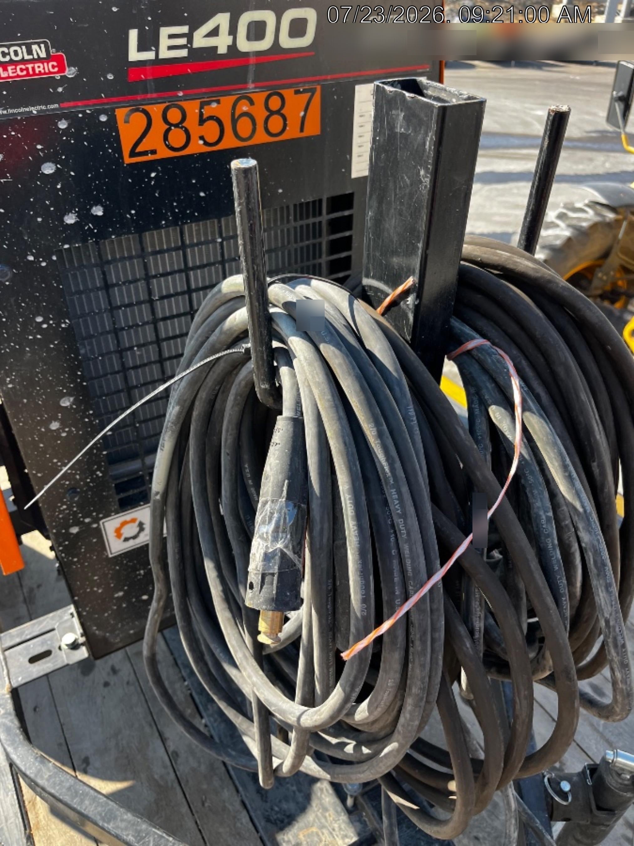 2022 Lincoln Electric LE400 Kubota V1505, Trlr, Cable Rack, Light Kit, ES Decals, T3