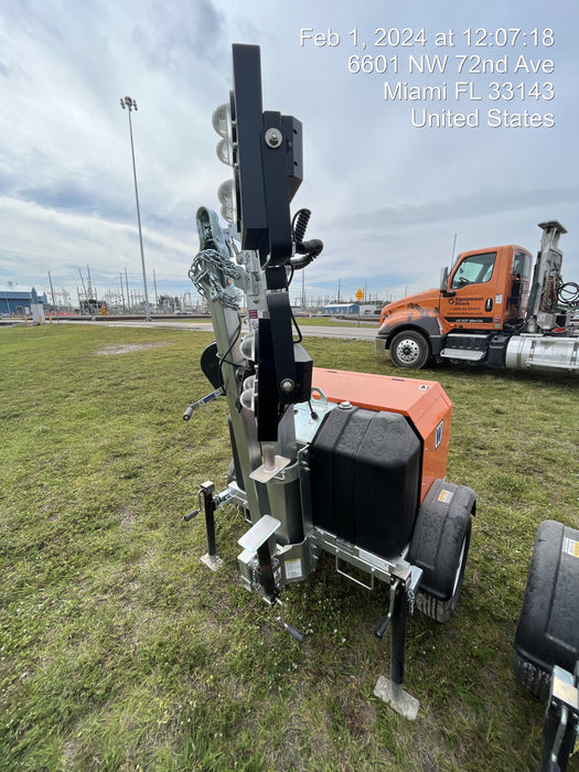 2023 Wanco WLTT-4MM4K Diesel, Deep Sea Controller, Shore Power Plug, Auto Start, (4) 350W LED Floodlights, 4kW Generator, 60 Gal Fuel Tank, 2" Ball, T3