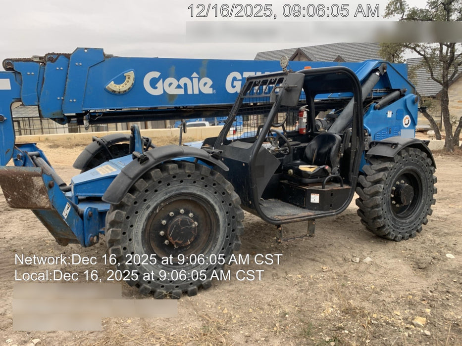 2018 Genie GTH-1056 Genie GTH-1056 w/ROPS, Work Lights, Solid Tires, RH Cab Mesh, Beacon, 60" Carriage and Forks