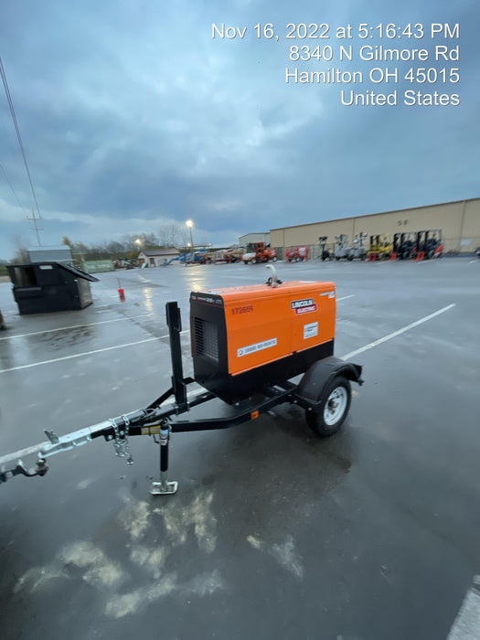 2021 Lincoln Electric Vantage 322 Vantage 322 Ready Pak 3 w/ Decals, ORANGE (includes trailer, cable rack, fender light kit) NO Telematics