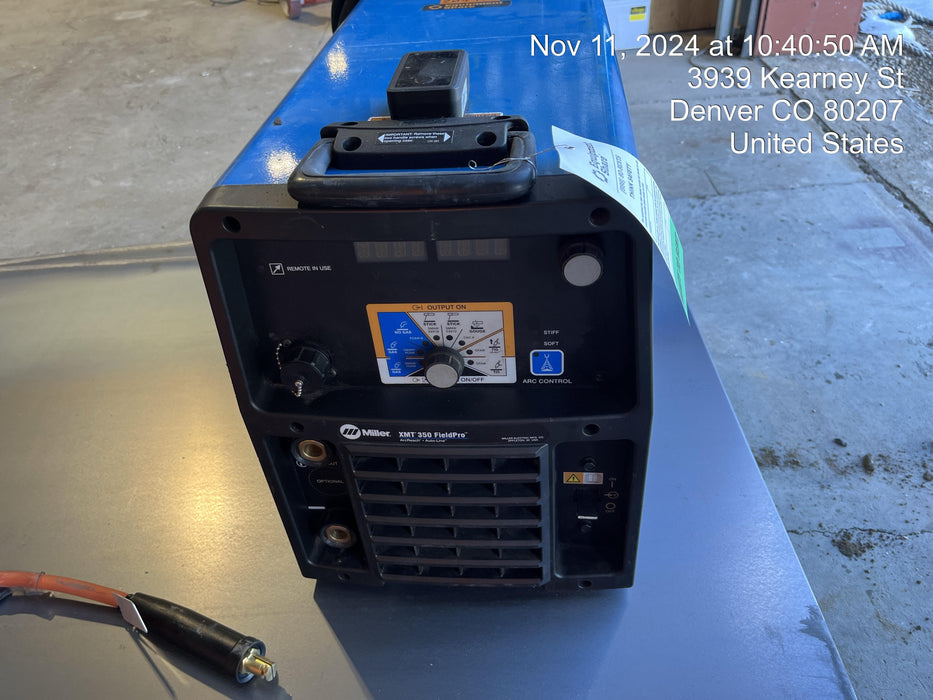 2021 MILLER ELECTRIC XMT 350