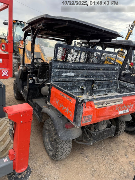 2022 Kubota RTV-X1140W-H Plastic Canopy, Windshield Acrylic Clear, LED Strobe Light, Wire Harness Kit, Back up Alarm