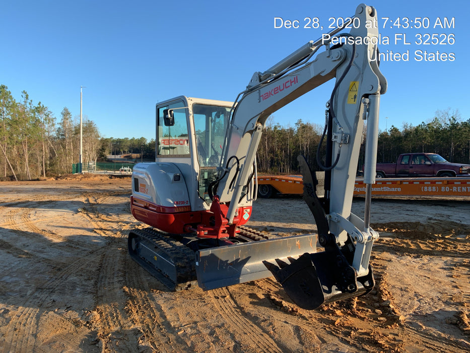 2020 Takeuchi TB-235-2CR Cab/Heat/Air, Rubber Tracks, Manual TAG QC