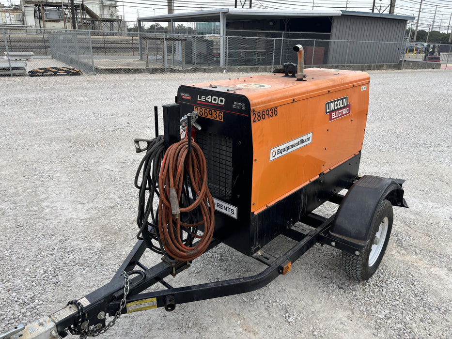 2022 Lincoln Electric LE400 Kubota V1505, Trlr, Cable Rack, Light Kit, ES Decals, T3