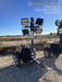 2022 Allmand NLV3GR (4) LED Light Fixture 350W, 23' Vertical Mast, 3kW Prime, Towable, ES Decals, T3