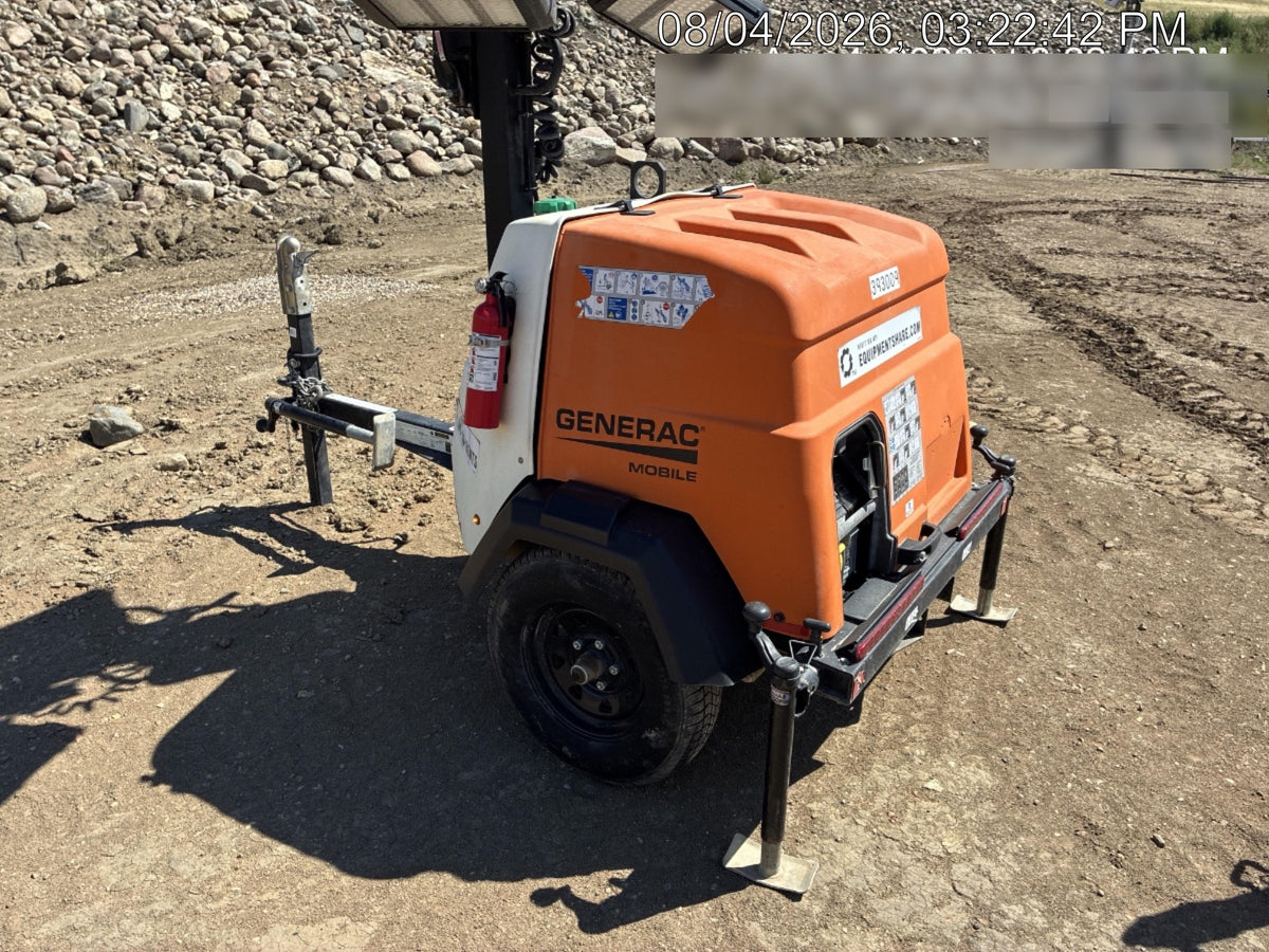 2024 Generac MLT2 Diesel, Flex Switch 120V Input, Powerzone Controller, 
(4) 320W LED Lights, 4kW Generator, 39.9 Gal Fuel Tank, 2" Ball, T3