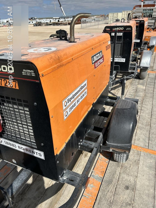 2023 Lincoln Electric LE400 Kubota V1505, Trlr, Cable Rack, Light Kit, ES Decals, T3