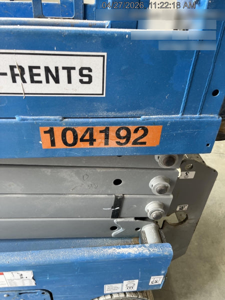 2020 Genie GS-1930 Standard Machine, 800W Inverter