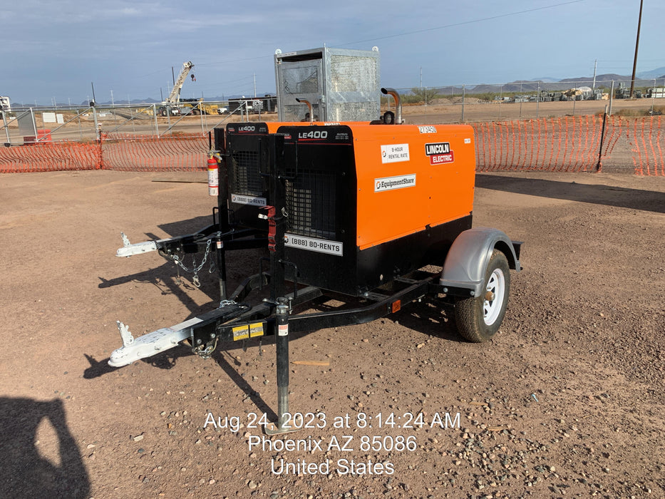 2022 Lincoln Electric LE400 Kubota V1505, Trlr, Cable Rack, Light Kit, ES Decals, T3