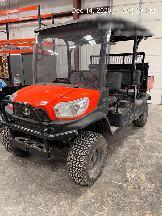 2020 Kubota RTV-X1140W-H Canopy, 4-Seater, Diesel, Windshield Acrylic Clear, LED Strobe, Backup Alarm