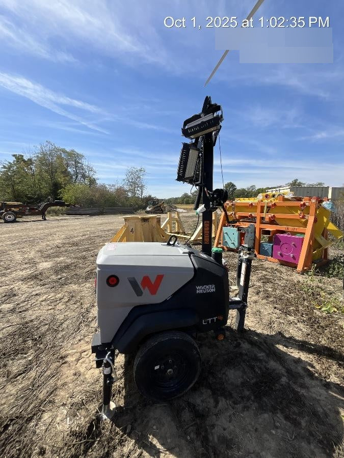 2024 Wacker Neuson LTT4 Diesel, Kohler KDW702, Deep Sea Controller, Auto Start, LED 320W, Bypass Outlet, T3