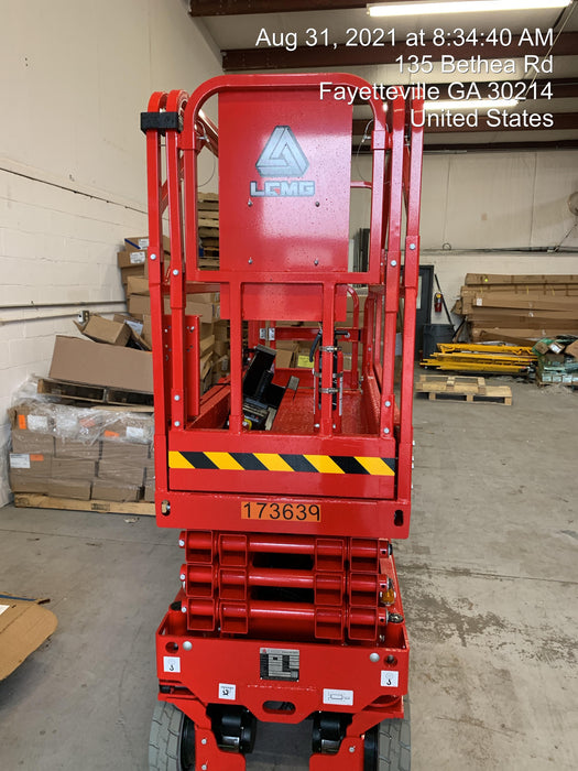 2021 Lgmg AS1932E Electric Drive, Solid Non Marking Tires, Dual Beacons