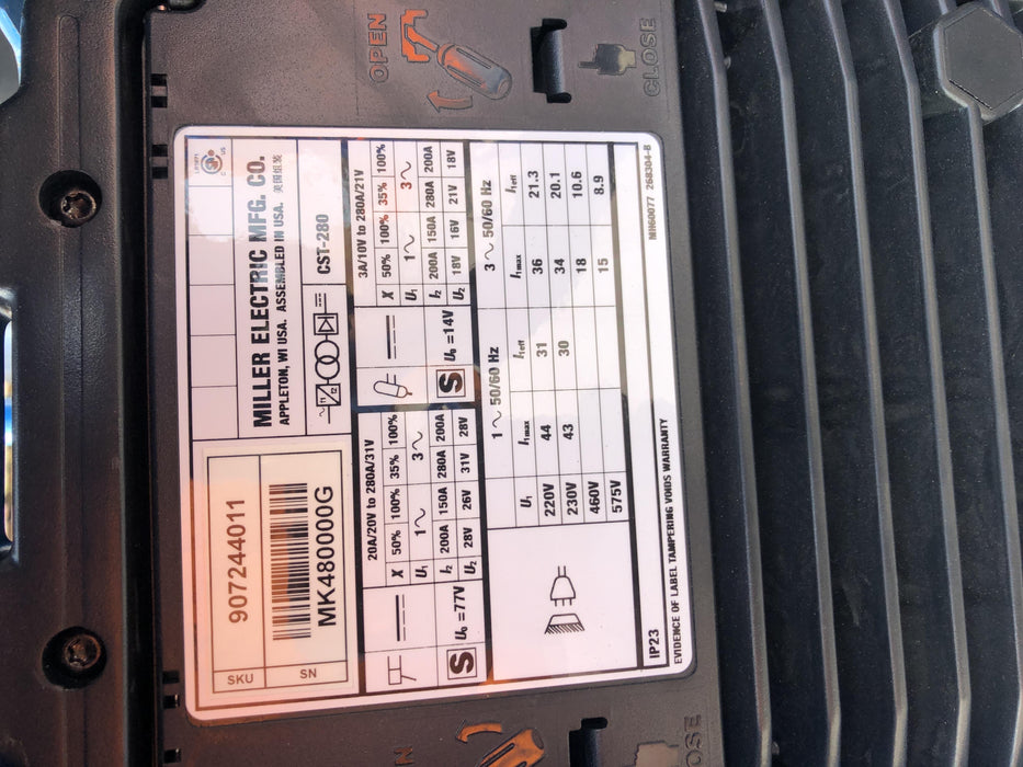 2019 MILLER ELECTRIC CST-280