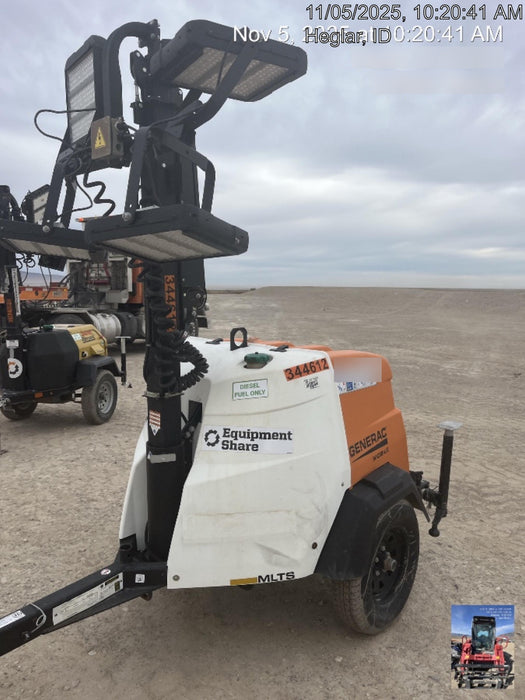 2023 Generac MLT2 Diesel, Flex Switch 120V Input, Powerzone Controller, (4) 320W LED Lights, 4kW Generator, 39.9 Gal Fuel Tank, 2" Ball, T3