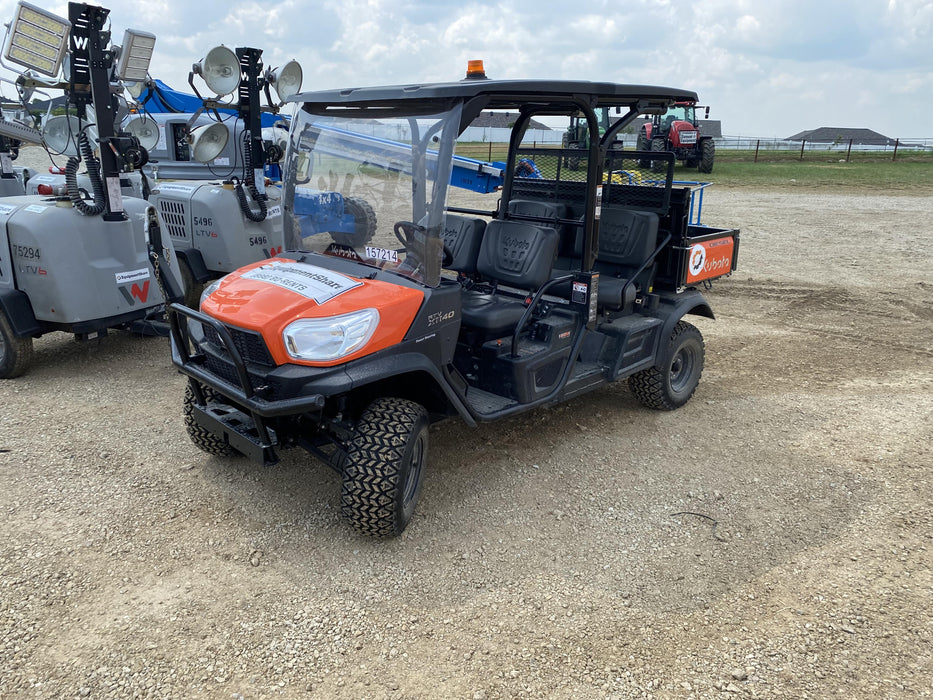 2021 Kubota RTV-X1140W-H Plastic Canopy, Windshield Acrylic Clear, LED Strobe Light, Wire Harness Kit, Back up Alarm