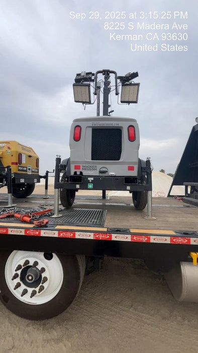 2024 Wacker Neuson LTT4 Diesel, Kohler KDW702, Deep Sea Controller, Auto Start, LED 320W, Bypass Outlet, T3