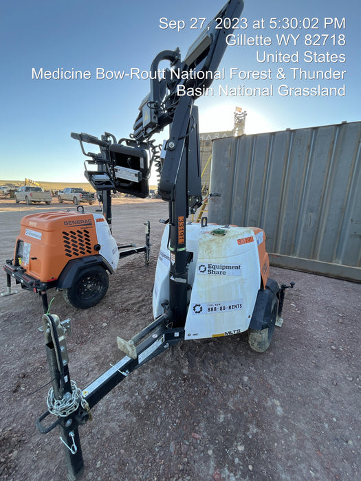 2023 Generac MLT2 Diesel, Flex Switch 120V Input, Powerzone Controller, (4) 320W LED Lights, 4kW Generator, 39.9 Gal Fuel Tank, 2" Ball, T3