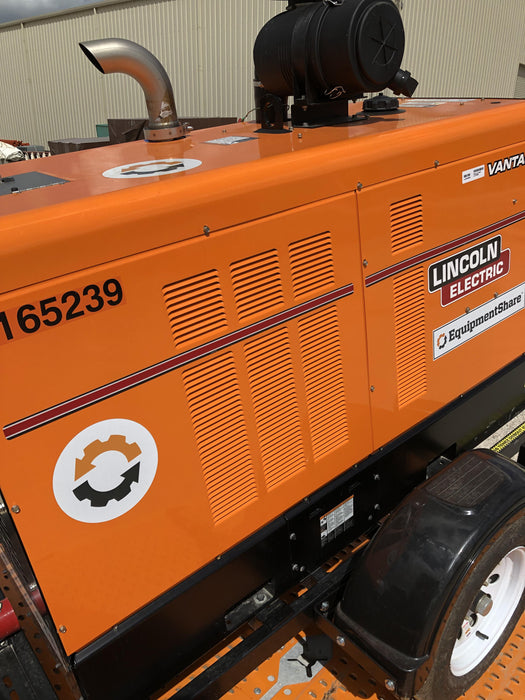 2021 Lincoln Electric Vantage 549X Ready Pak 3, ORANGE (includes trailer, cable rack, fender light kit)