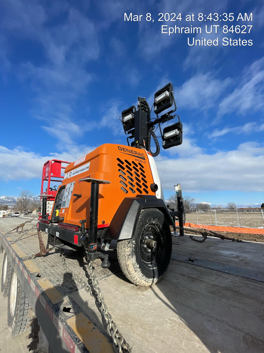 2023 Generac MLT2 Diesel, Flex Switch 120V Input, Powerzone Controller, (4) 320W LED Lights, 4kW Generator, 39.9 Gal Fuel Tank, 2" Ball, T3
