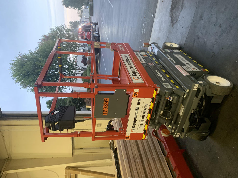 2020 Skyjack SJIII-3219 Solid NM Tires, Half height spring hinged entry gate, Dual Beacons, 800W Inverter