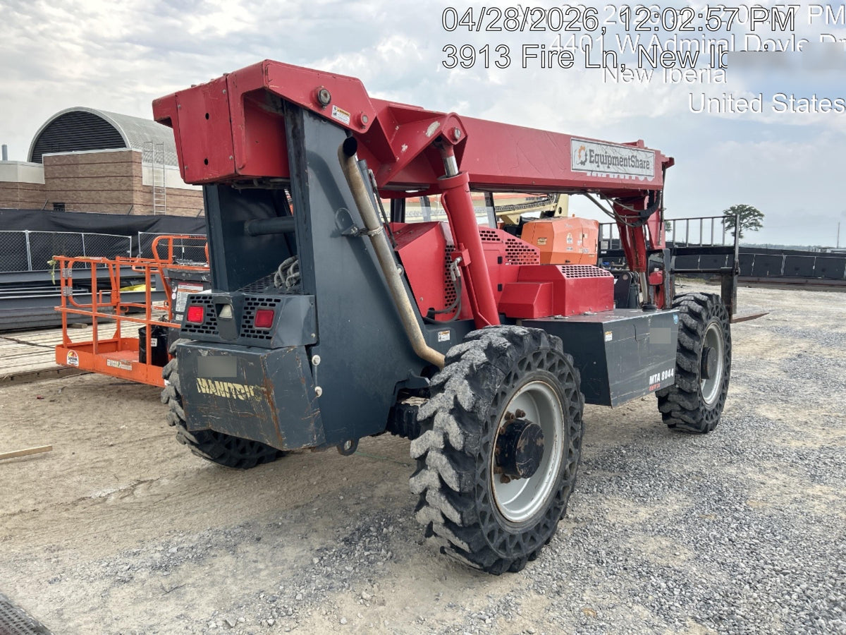 2019 Manitou MTA8044 MTA 8044 - 74 HP T4, Canopy, Worklights/Strobe, Beacon, 66" Carriage, 48" Forks, Solid Tires, Lift Hook, Aux Hydraulics
