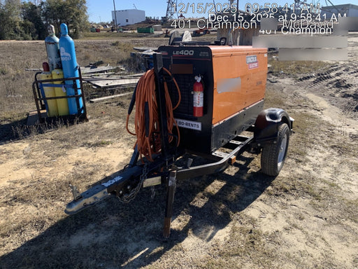 2022 Lincoln Electric LE400 Kubota V1505, Trlr, Cable Rack, Light Kit, ES Decals, T3