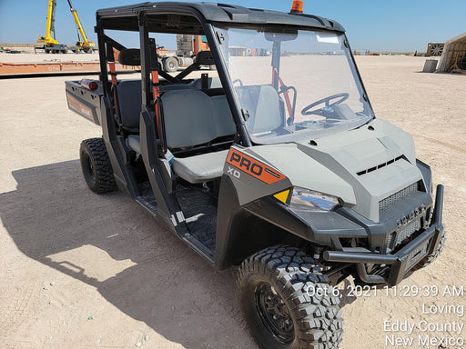 2021 Polaris Pro XD 4000D AWD Canopy, Diesel, 4-6 Passenger, LED Strobe, Rearview Mirror