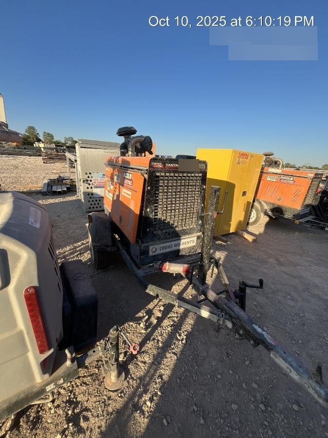 2021 Lincoln Electric Vantage 549X Ready Pak 3, ORANGE (includes trailer, cable rack, fender light kit)