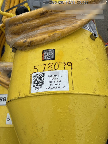 2025 TEXAS PNEUMATIC TOOLS, INC. TB-8-EXP