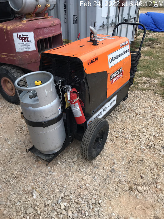 2020 Lincoln Electric Ranger 305 LPG Kohler Engine, One-Pak