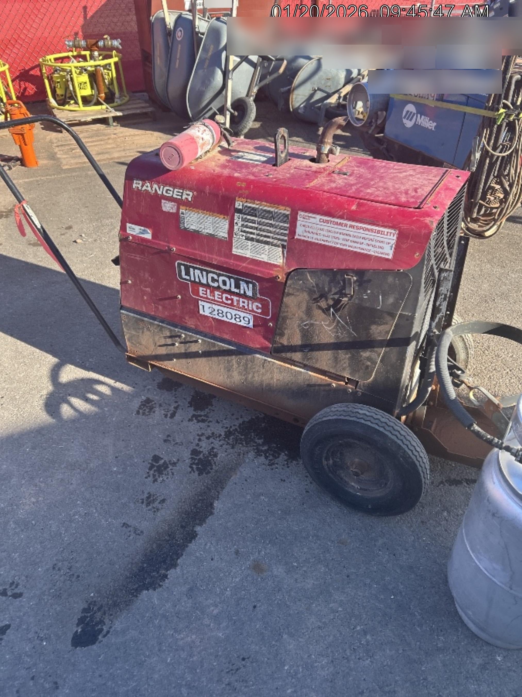 2021 Lincoln Electric Ranger 305 LPG Ranger® 305 LPG Engine Driven Welder
(Kohler®) One-Pak