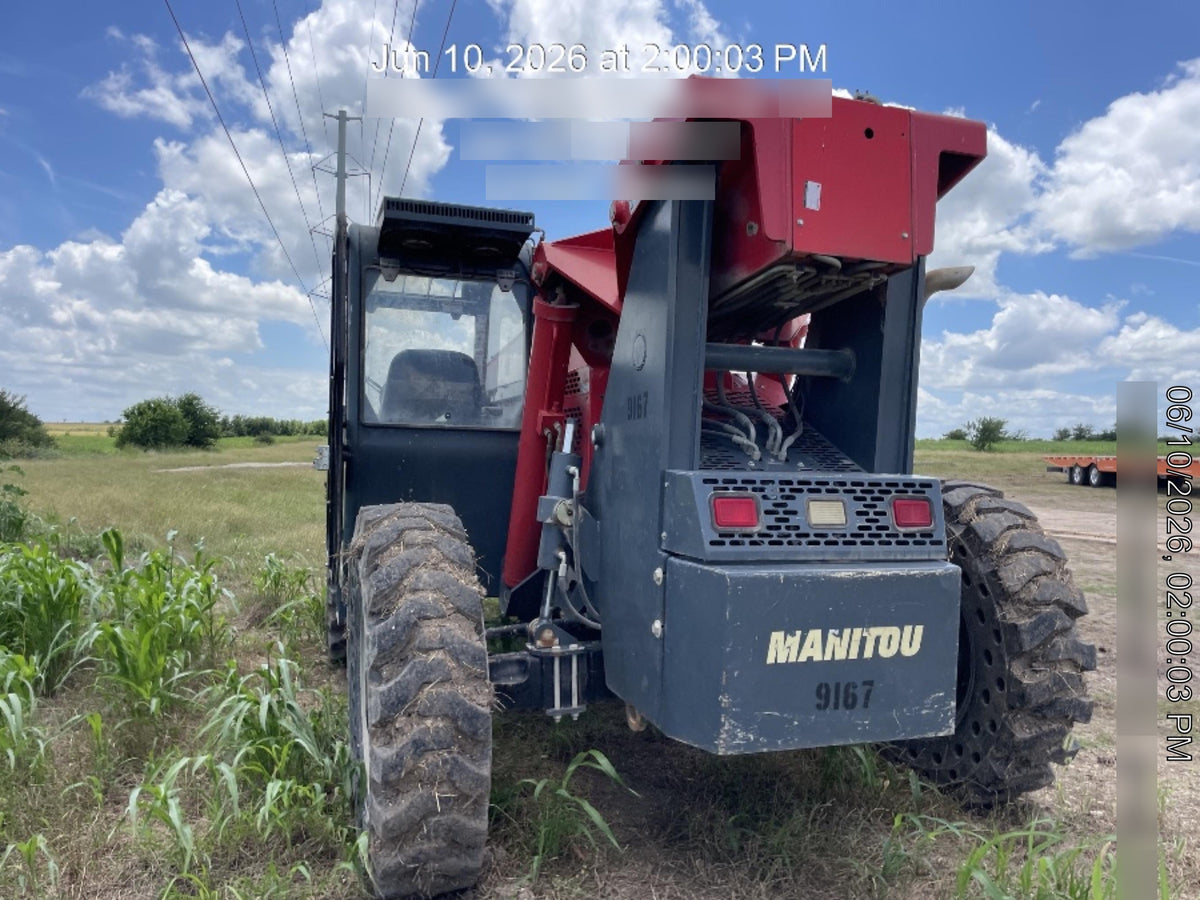 2018 Manitou MTA10055 Manitou MTA 10055 w/Cab/Heat/AC, Work Lights/Strobe, Aux Hyd, Solid Tires, Lift Hook, 66" Carriage, 60" Forks