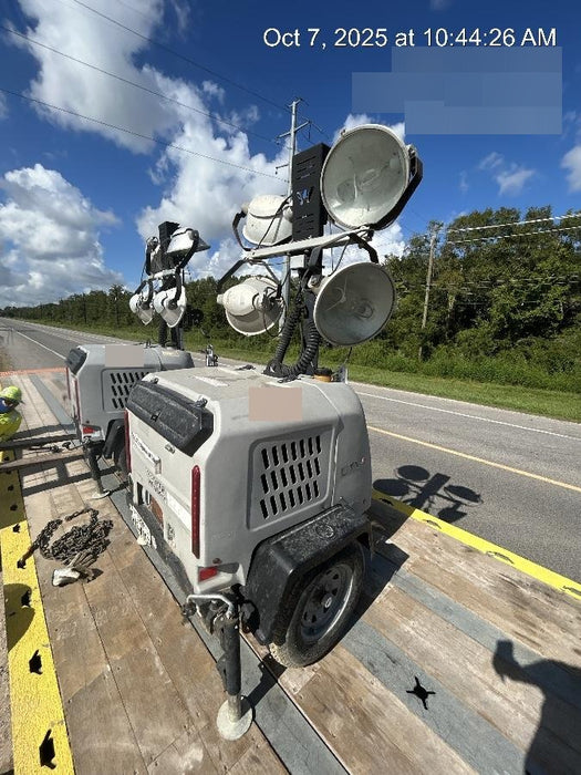 2019 Wacker Neuson LTV6L-MH Wacker Neuson LTV6L Mobile Light Tower w/Fuel Level Sensor Installed