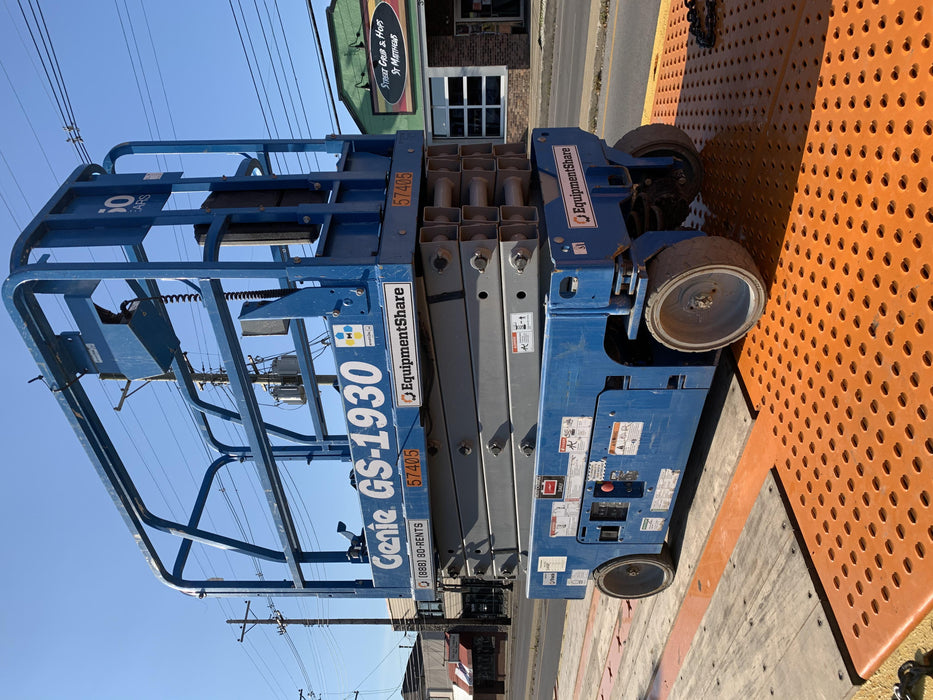 2016 Genie GS-1930 Standard Rental Specs