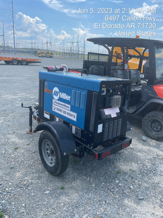 2020 Miller Electric BIG BLUE 400 Trailer Mounted Welder