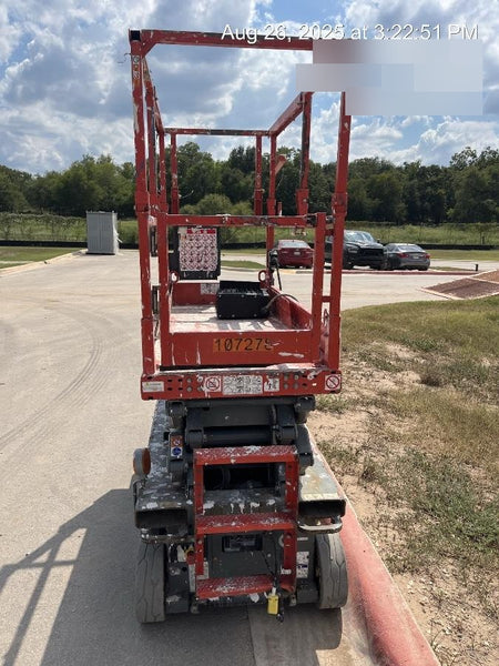 2020 Skyjack SJIII-3219 Solid NM Tires, Half height spring hinged entry gate, Dual Beacons, 800W Inverter