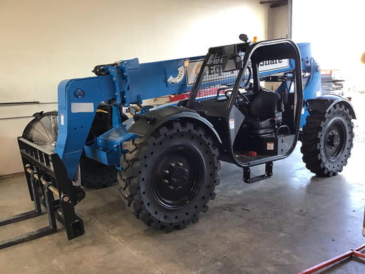 2019 Genie GTH-636 Canopy, Solid RT Tires, LED Work Lights, Beacon 60" QA Carriage, 48" Forks