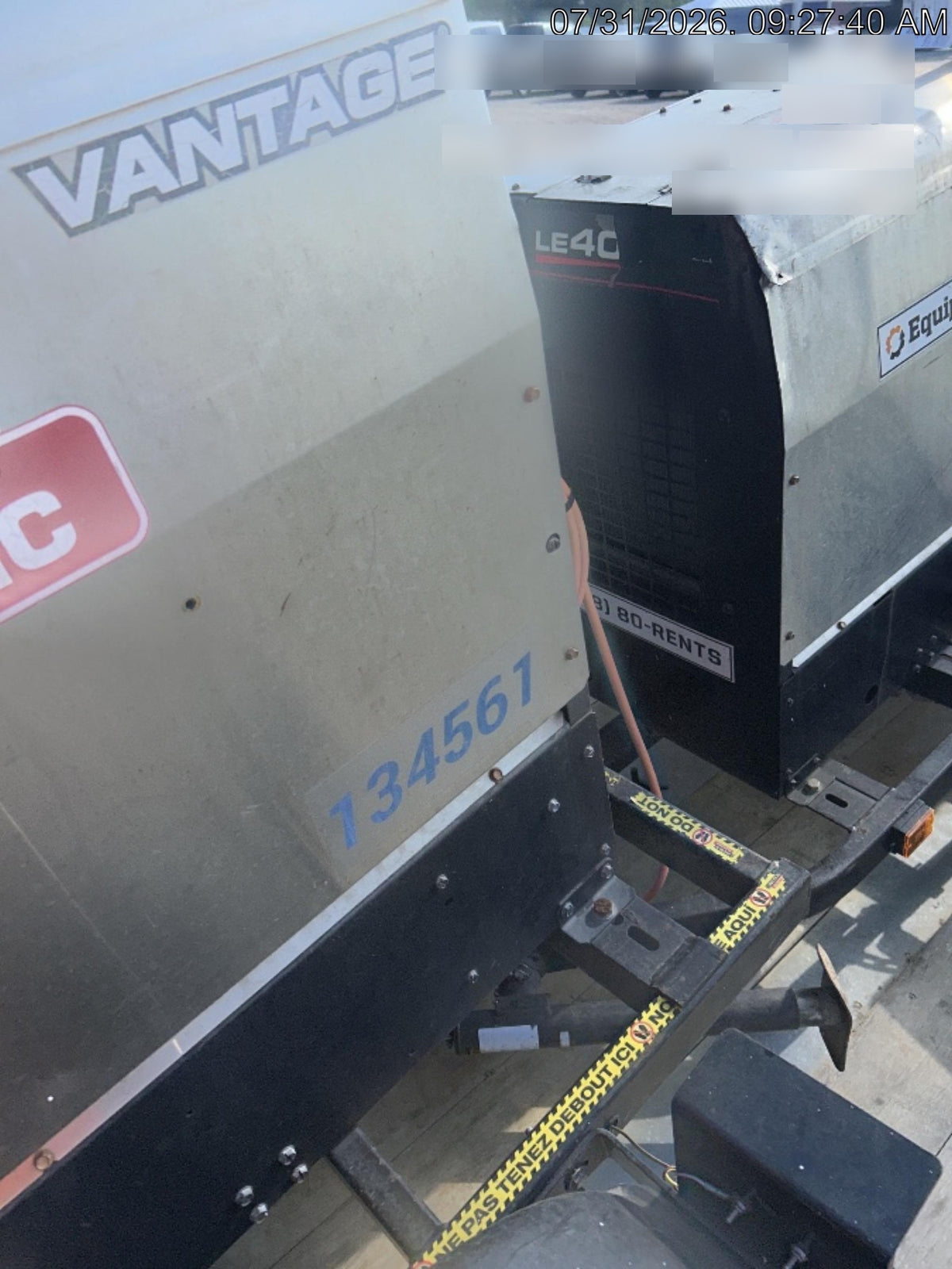 2021 Lincoln Electric Vantage 322 Ready Pak 3