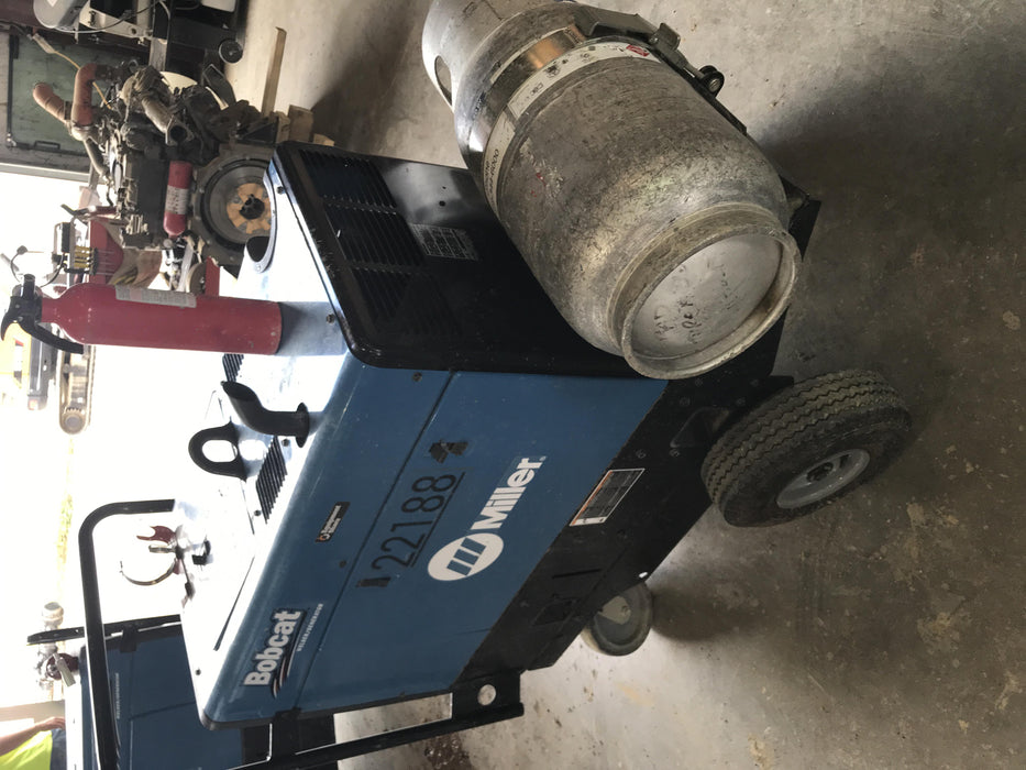 2018 Miller Electric BOBCAT 250 250 amp Propane Welder, Standard w/Running Gear, Bracket,