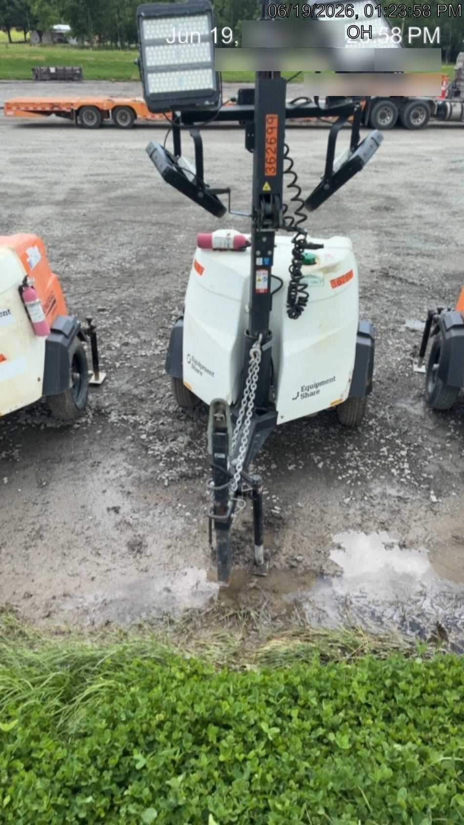 2023 Generac MLT2 Diesel, Flex Switch 120V Input, Powerzone Controller, 
(4) 320W LED Lights, 4kW Generator, 39.9 Gal Fuel Tank, 2" Ball, T3